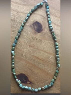 Turquoise Green Beaded Necklace - Women Jewelry